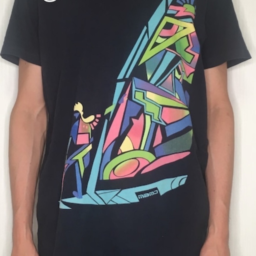 NWT Marc Jacobs Graphic Print Black T-Shirt Mens XXS